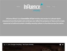 Tablet Screenshot of influencemusic.com